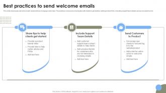 Best Practices To Send Welcome Emails Strategies To Improve User Onboarding Journey