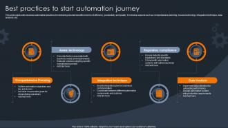 Best Practices To Start Automation Journey