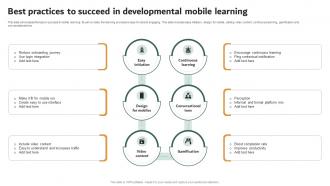 Best Practices To Succeed In Developmental Mobile Learning