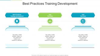 Best Practices Training Development In Powerpoint And Google Slides Cpb