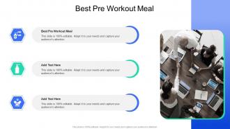 Best Pre Workout Meal In Powerpoint And Google Slides Cpb