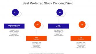 Best Preferred Stock Dividend Yield In Powerpoint And Google Slides Cpb