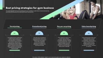 Best Pricing Strategies For Gym Business Crossfit Gym Business Plan BP SS