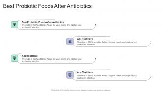 Best Probiotic Foods After Antibiotics In Powerpoint And Google Slides Cpb