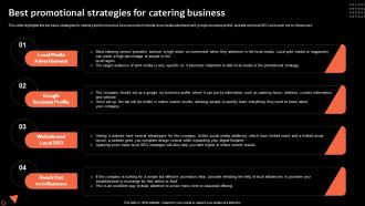 Best Promotional Strategies For Business Catering Services Business Plan BP SS