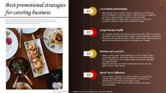 Best Promotional Strategies For Catering Business Food Catering Business Plan BP SS
