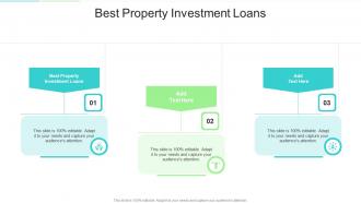 Best Property Investment Loans In Powerpoint And Google Slides Cpb