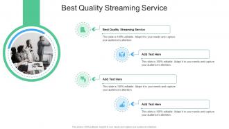 Best Quality Streaming Service In Powerpoint And Google Slides Cpb