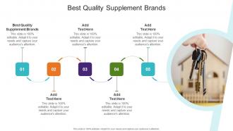 Best Quality Supplement Brands In Powerpoint And Google Slides Cpb