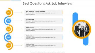 Best Questions Ask Job Interview In Powerpoint And Google Slides Cpb