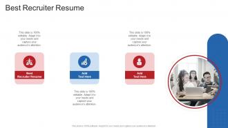 Best Recruiter Resume In Powerpoint And Google Slides Cpb