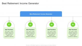 Best Retirement Income Generator In Powerpoint And Google Slides Cpb