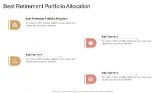 Best Retirement Portfolio Allocation In Powerpoint And Google Slides Cpb