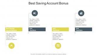 Best Saving Account Bonus In Powerpoint And Google Slides Cpb