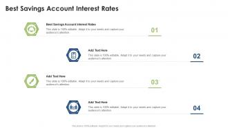 Best Savings Account Interest Rates In Powerpoint And Google Slides Cpb