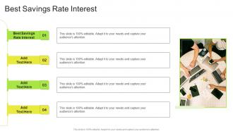 Best Savings Rate Interest In Powerpoint And Google Slides Cpb