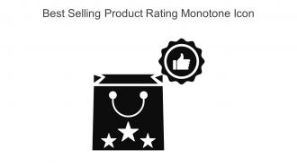 Best Selling Product Rating Monotone Icon In Powerpoint Pptx Png And Editable Eps Format