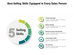 Best selling skills equipped in every sales person