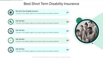 Best Short Term Disability Insurance In Powerpoint And Google Slides Cpb