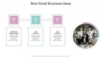 Best Small Business Ideas In Powerpoint And Google Slides Cpb