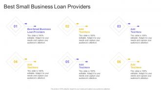 Best Small Business Loan Providers In Powerpoint And Google Slides Cpb