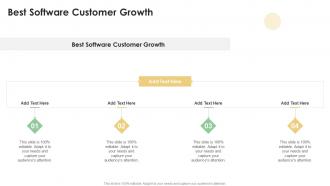 Best Software Customer Growth In Powerpoint And Google Slides Cpb