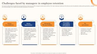 Best Staff Retention Strategies Challenges Faced By Managers In Employee Retention