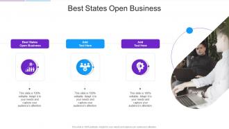 Best States Open Business In Powerpoint And Google Slides Cpb