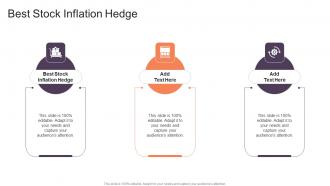 Best Stock Inflation Hedge In Powerpoint And Google Slides Cpb