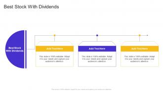 Best Stock With Dividends In Powerpoint And Google Slides Cpb
