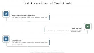 Best Student Secured Credit Cards In Powerpoint And Google Slides Cpb