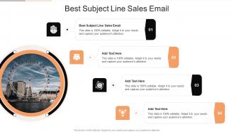 Best Subject Line Sales Email In Powerpoint And Google Slides Cpb