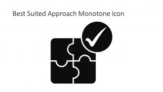 Best Suited Approach Monotone Icon In Powerpoint Pptx Png And Editable Eps Format