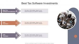 Best Tax Software Investments In Powerpoint And Google Slides Cpb