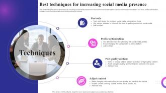 Best Techniques For Increasing Social Media Presence