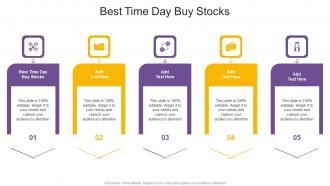 Best Time Day Buy Stocks In Powerpoint And Google Slides Cpb