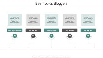 Best Topics Bloggers In Powerpoint And Google Slides Cpb