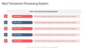 Best Transaction Processing System In Powerpoint And Google Slides Cpb