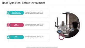 Best Type Real Estate Investment In Powerpoint And Google Slides Cpb
