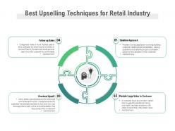 Best upselling techniques for retail industry