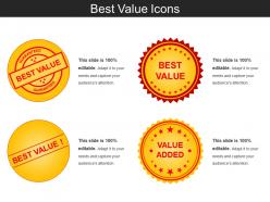 Best value icons