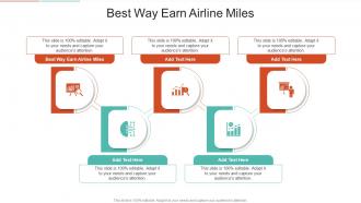 Best Way Earn Airline Miles In Powerpoint And Google Slides Cpb