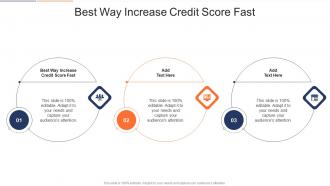 Best Way Increase Credit Score Fast In Powerpoint And Google Slides Cpb