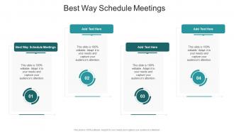 Best Way Schedule Meetings In Powerpoint And Google Slides Cpb