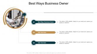 Best Ways Business Owner In Powerpoint And Google Slides Cpb