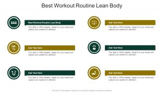 Best Workout Routine Lean Body In Powerpoint And Google Slides Cpb