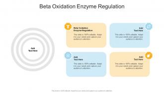 Beta Oxidation Enzyme Regulation In Powerpoint And Google Slides Cpb