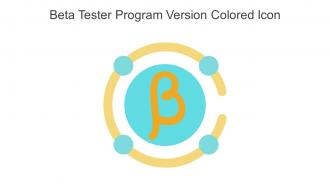 Beta Tester Program Version Colored Icon In Powerpoint Pptx Png And Editable Eps Format