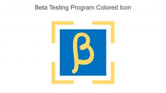 Beta Testing Program Colored Icon In Powerpoint Pptx Png And Editable Eps Format