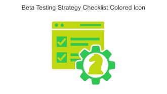 Beta Testing Strategy Checklist Colored Icon In Powerpoint Pptx Png And Editable Eps Format